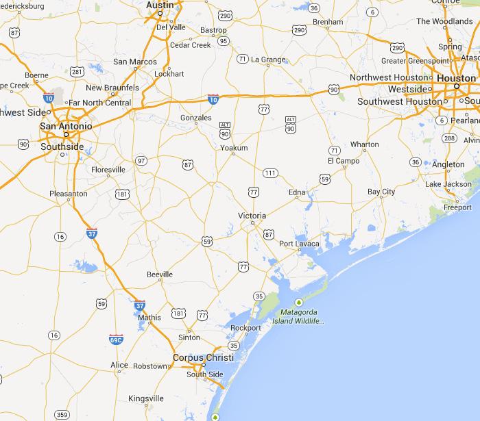 Regional Map Property Location Austin