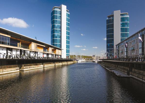 SITUATED BY PIER, THE QUAYS IS AN AWARD-WINNING LANDMARK MIXED-USE SCHEME DELIVERING HIGH SPECIFICATION WATERSIDE APARTMENTS.