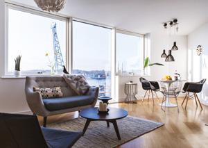 Floor-to-ceiling windows that let the natural light flood in + Neighbourhood with different amenities including cafés, restaurants, gyms and shops + Underground car parking Each apartment comes with