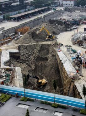 14 th level of structural works Site