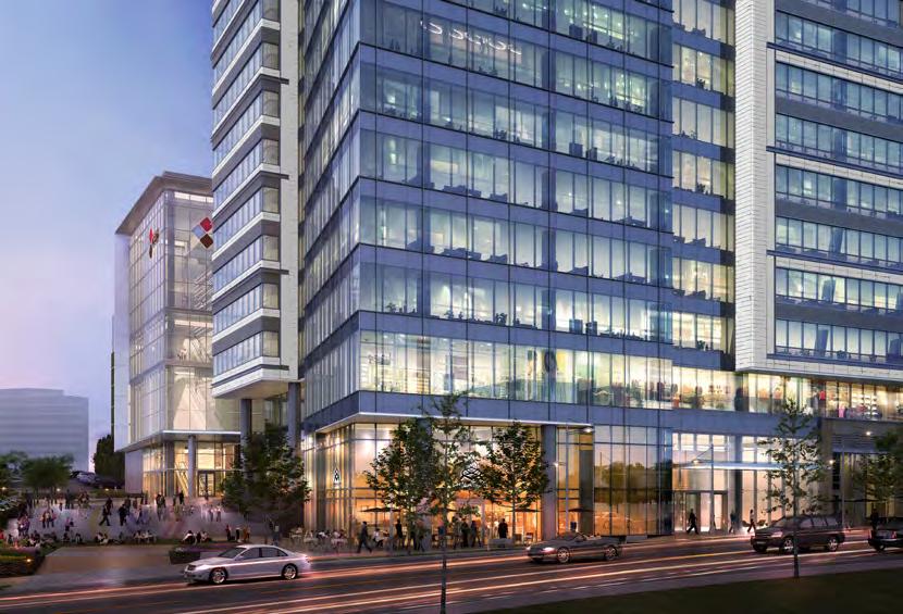BUILDING FEATURES 440,000 SF / 20 stories Designed by Gensler Proposed LEED Gold Certification Wired Certified