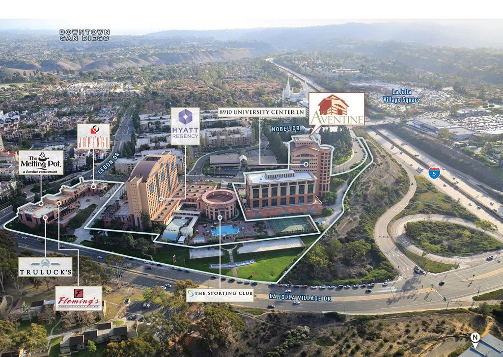 PROJECT FEATURES 5 Unparalleled opportunity to own a unique stand-alone asset in the Aventine at La Jolla Amenity rich environment adjacent to renovated Hyatt Hotel,