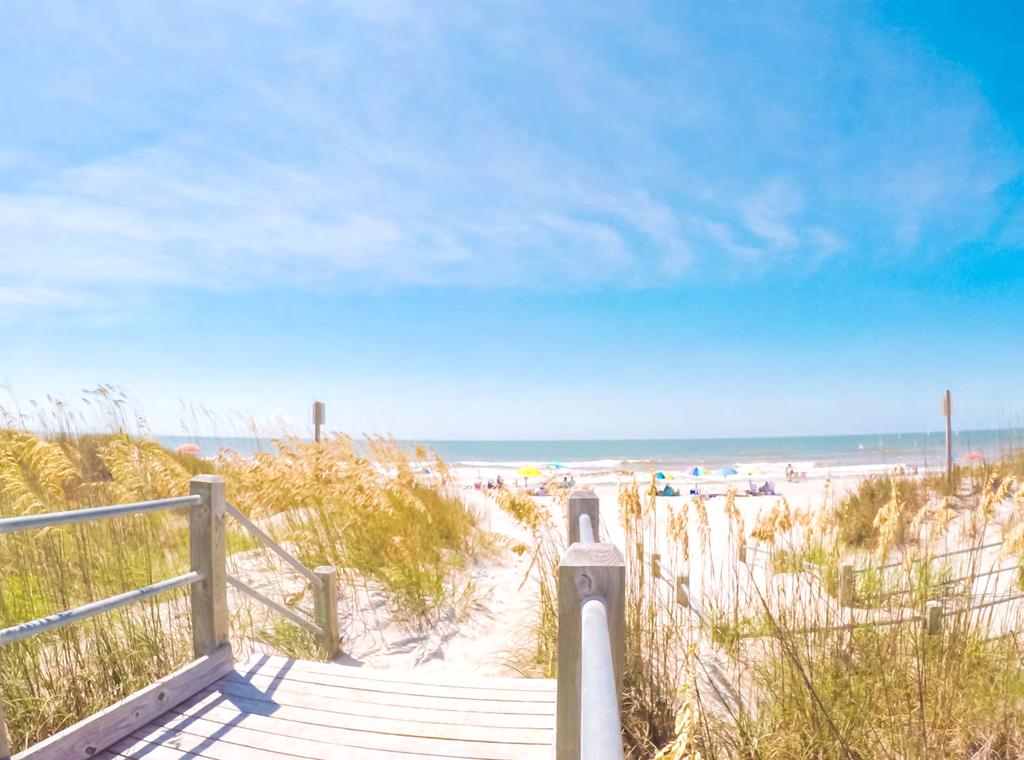 Located just south of central Myrtle Beach within the town like atmosphere of Market Common with walking trails, lake, stores, restaurants, nightlife, grocery store, theaters, recreational facilities