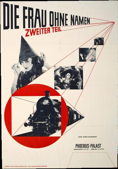 Jan Tschichold and the New Typography Graphic Design Between the World Wars February 14 July 7, 2019 Jan Tschichold. Die Frau ohne Namen (The Woman Without a Name) poster, 1927.