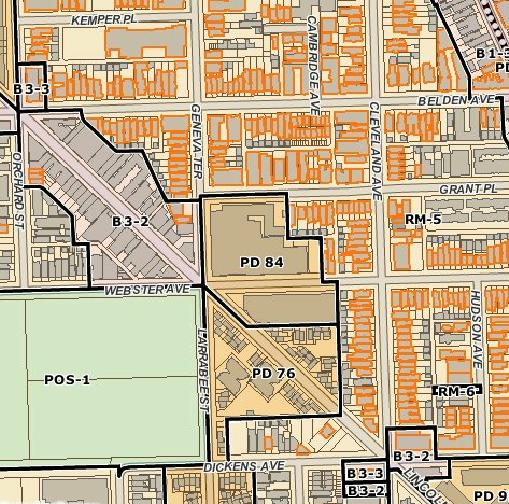 not to scale 2011 Solomon Cordwell Buenz Applicant: Project: Date: EXISTING ZONING MAP