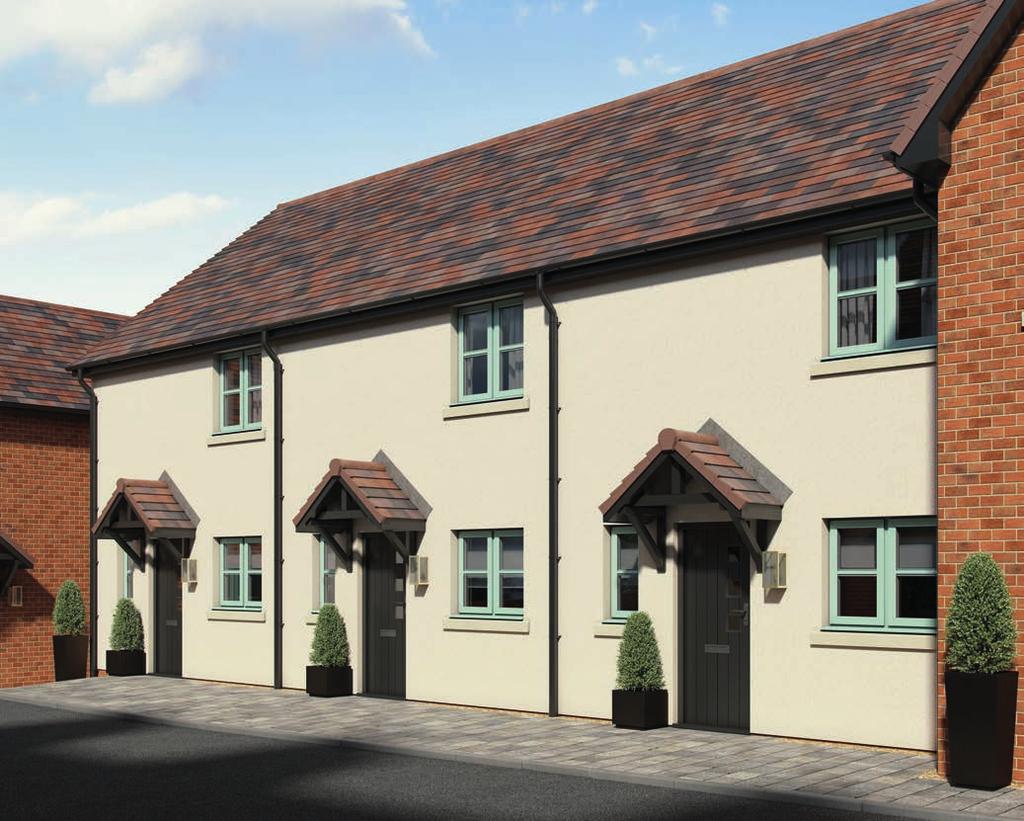 3 4 5 6 8 9* 11 Kestrel A series of generously apportioned 2 bedroom homes with car park and courtyard garden. Size range 727-821 sqft /67-76m 2.