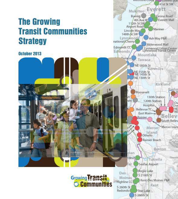 Example: Growing Transit Communities Partnership - Puget Sound Regional Council Partnership of over 100 non-profits, financial