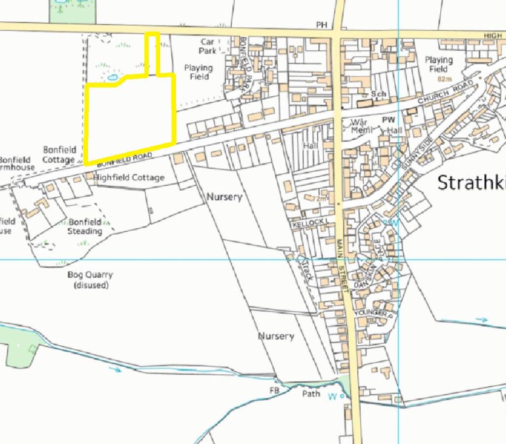 4 Description The land for sale is located to the west of Strathkinness and extends to an approximate area of 6.5 acres (2.6 ha).