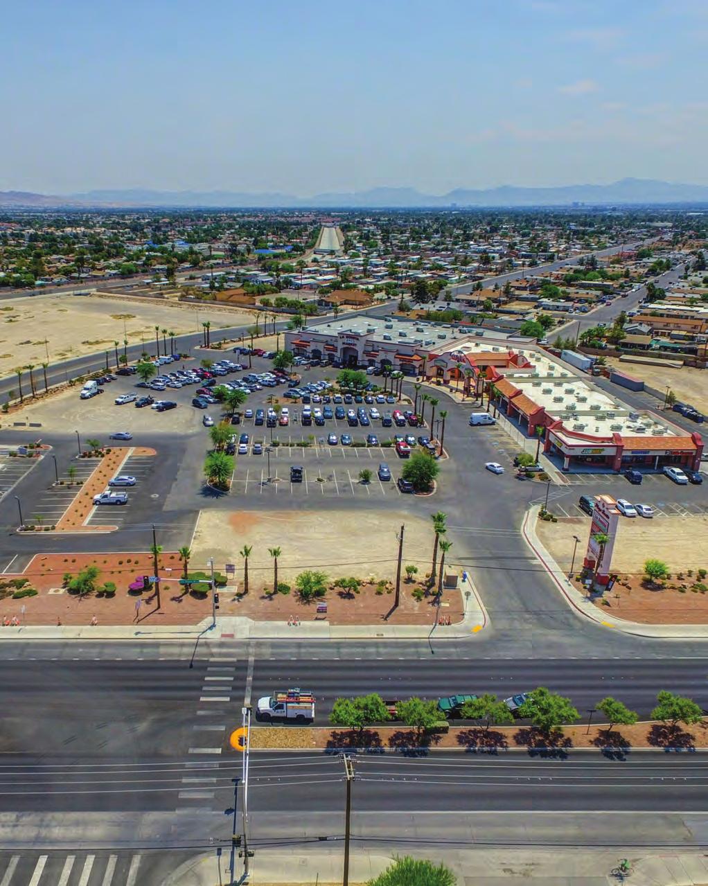 Property Highlights Proposed Neighborhood Commercial Center Signalized intersection Access off Las Vegas Blvd & Belmont Looking