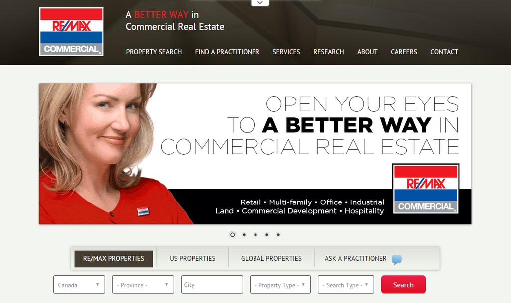 remaxcommercial.com This website includes Canadian listings entered through LoopNet.