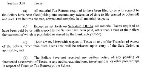 Case 18-33836 Document 306 Filed in TXSB on 08/24/18 Page 3 of 6 5. The claims of the Taxing Entities are in solido and attach to all tangible personal property of the estate.