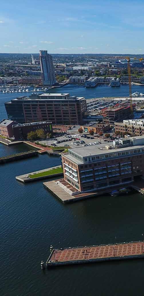 Brown s Wharf has been the cornerstone of Baltimore s vibrant Fells Point waterfront since its first building was erected in 1820.