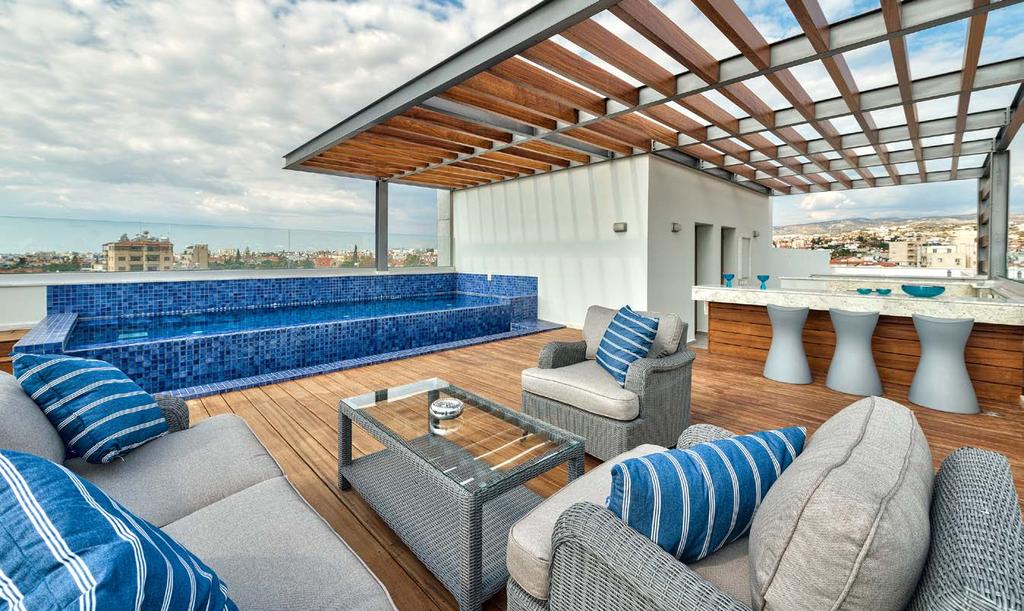 The signature penthouses: Sizable roof space Decking floors