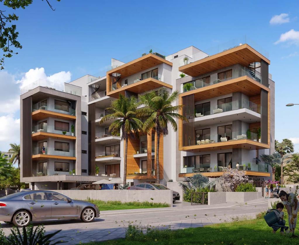 CENTER OF LIMASSOL, CLOSE TO CITY AMENITIES, BUSINESS CENTRES AND SCHOOLS DESCRIPTION This prestigious development is located in a quiet residential neighbourhood in the heart of Limassol and