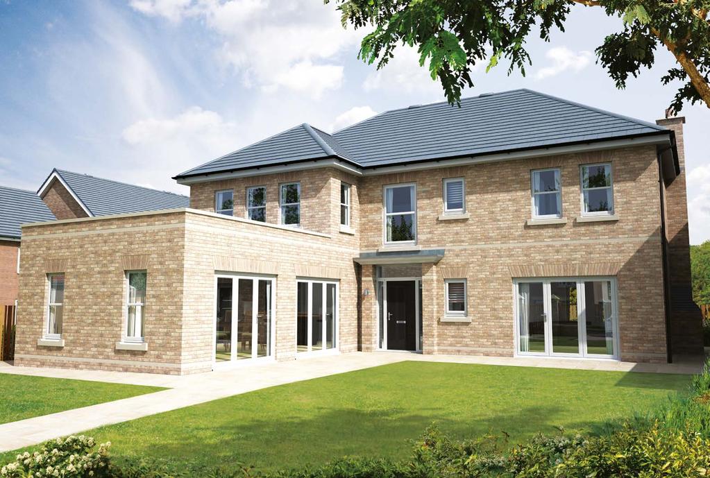The allington 5 bedroom family home with two en-suites and double garage Approximately 2,702 sq ft Media Room Dining Bedroom 5 Ensuite 1 Bedroom 1 Utility Kitchen Double- Height Lobby.C.