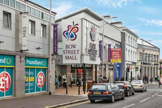 INVESTMENT CONSIDERATIONS Bow Street Mall forms the dominant retail offer in Lisburn and serves the wider Belfast Metropolitan area catchment.