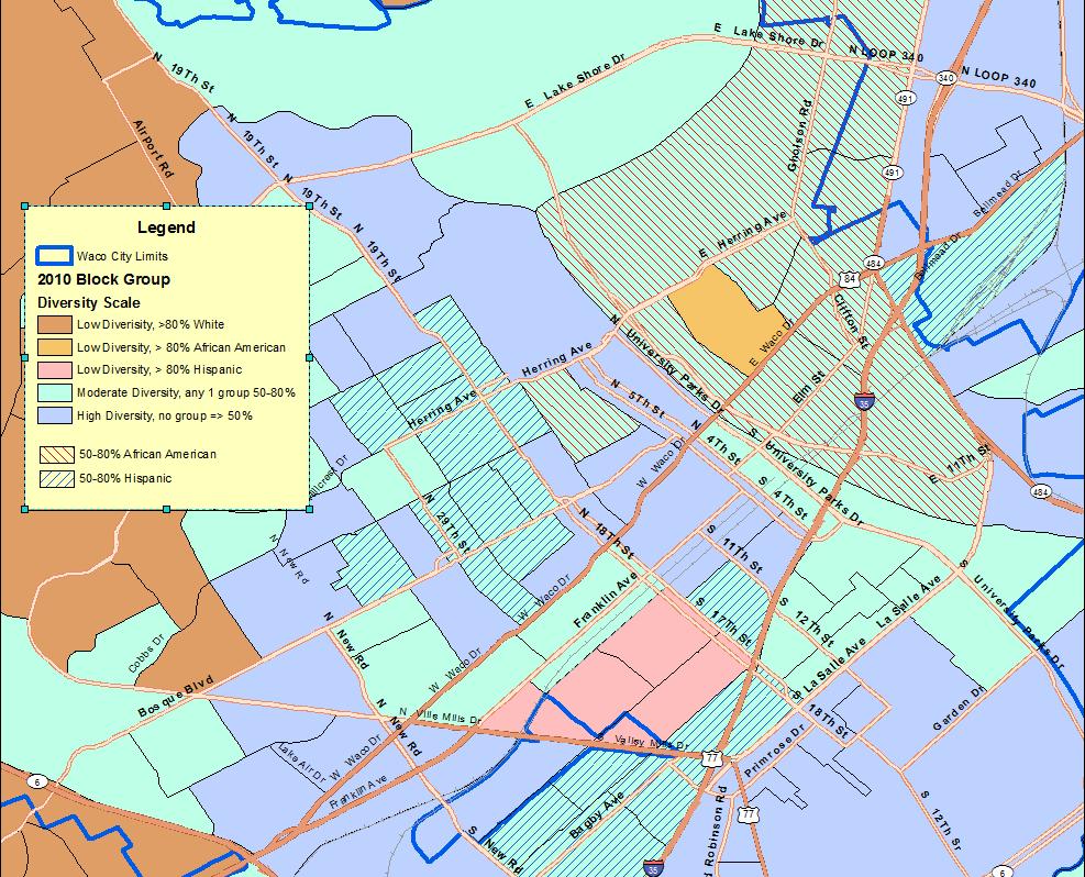 [Type here] City of Waco Fair Housing Plan July 2014 Page 15 Map 5