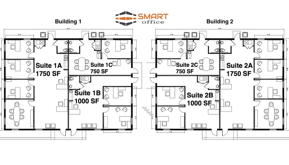 Buildings 1 & 2 Floor Plans SMART OFFICE CLYDE PARK 110 INTEGRA BREEZE LANE
