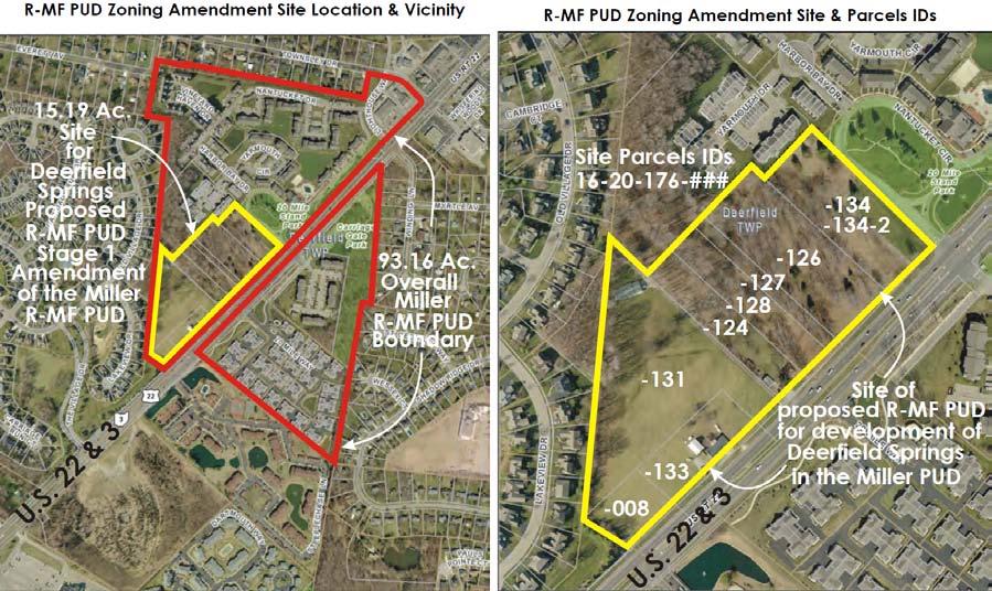 Source: Warren County Regional Planning Commission Project Description The submission for the major PUD modification for part of Miller PUD includes location map, drainage plan and calculation, site