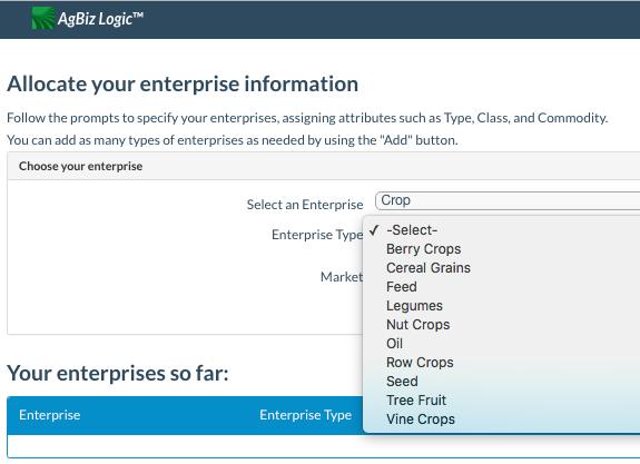 Enterprise Allocation Data is
