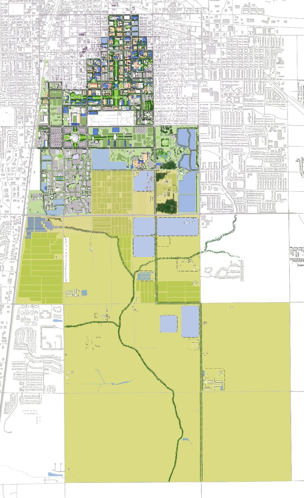 Wright St Lincoln Avenue Area of Enlargement Springfield Green St Florida Green 4 th St Kirby Springfield Ave 10 Lincoln Avenue 2017 Campus Master