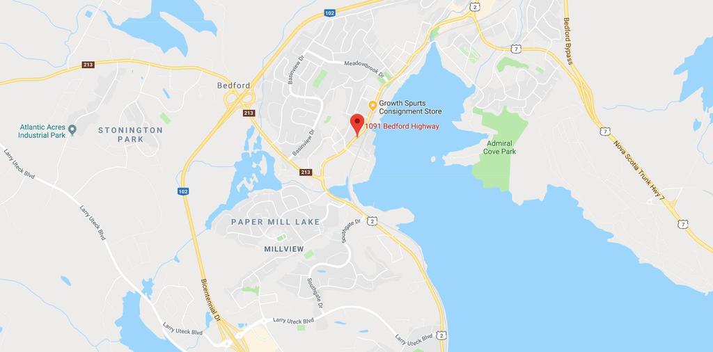 AREA OVERVIEW - BEDFORD Located in Bedford a suburban community of Halifax on the northwestern end of the Bedford Basin, an extension of the Halifax Harbour.