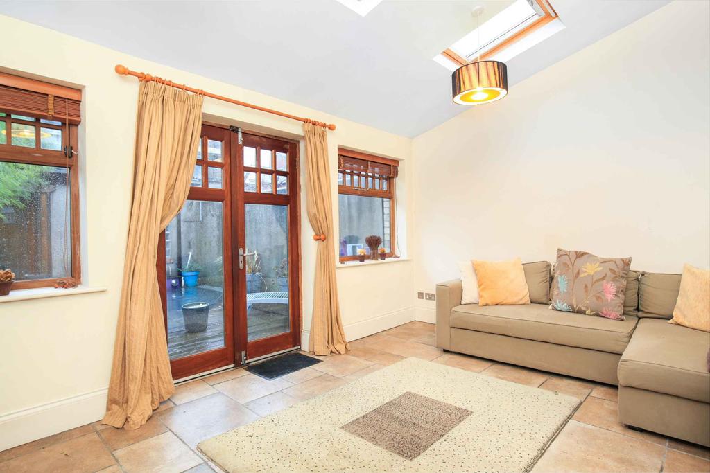 Accomodation comprises a welcoming hall, 2 interconnecting reception rooms, the large open plan kitchen and living room, guest WC, 4 bedrooms, main bathroom and also a large attic room.