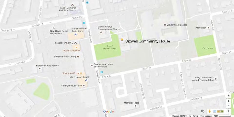 Figure 1. Location map of Dixwell Community House.