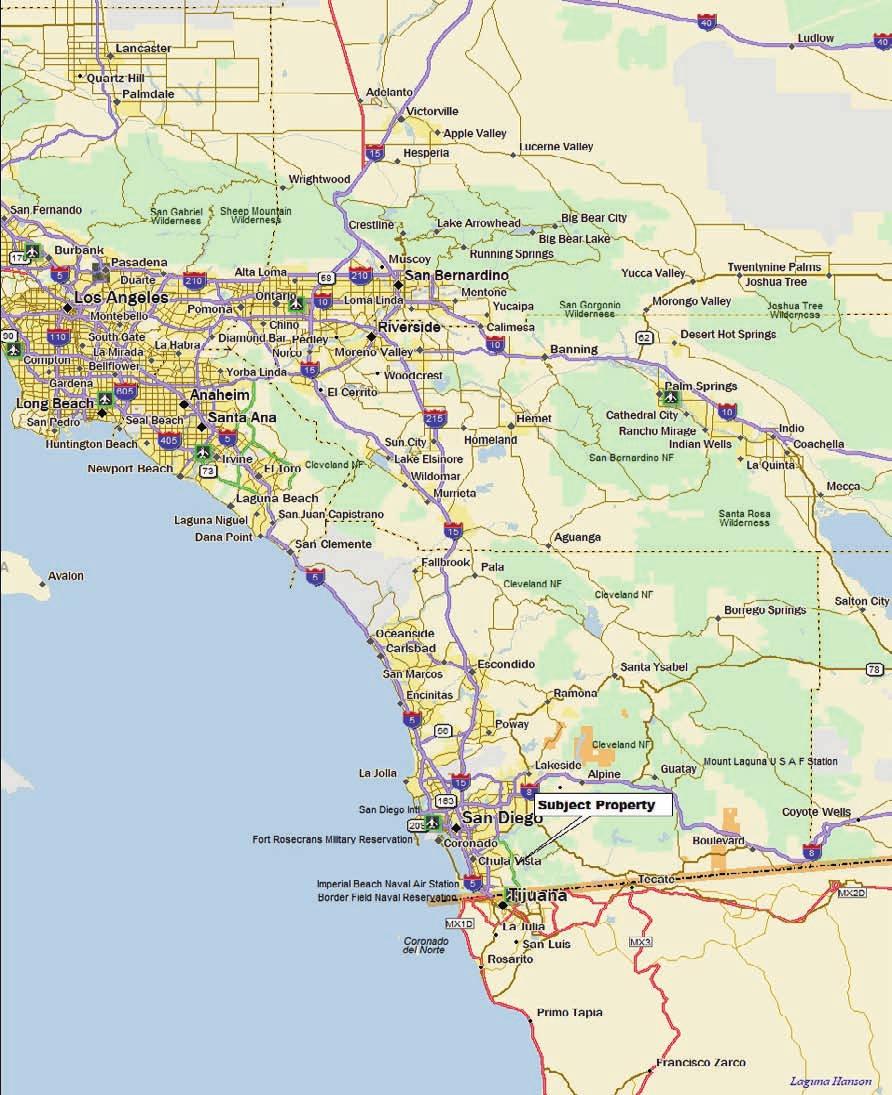 Regional Map Appraisal Report City of Chula Vista CFD 16-I,