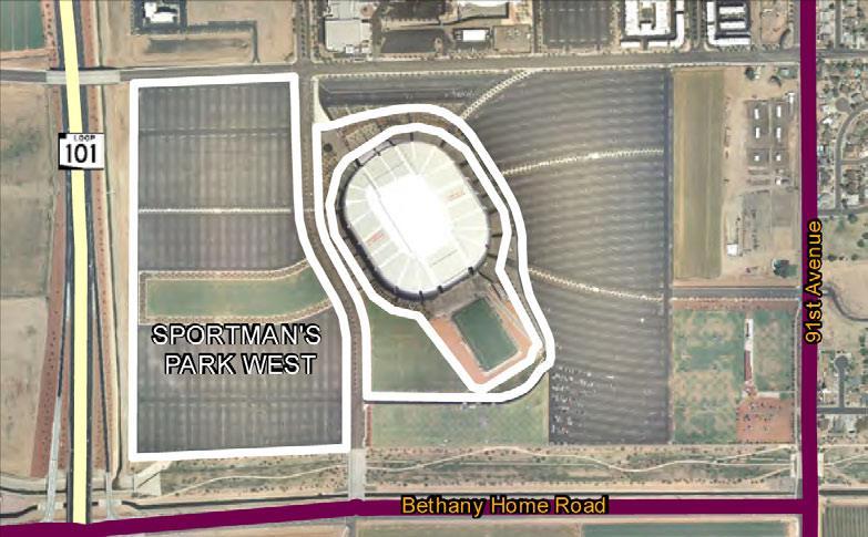 Sportsman s Park West 9435 West Maryland Avenue 71-acre entitled PAD (Planned Area Development) Intends to fill the needs for employment uses in the West Valley Building