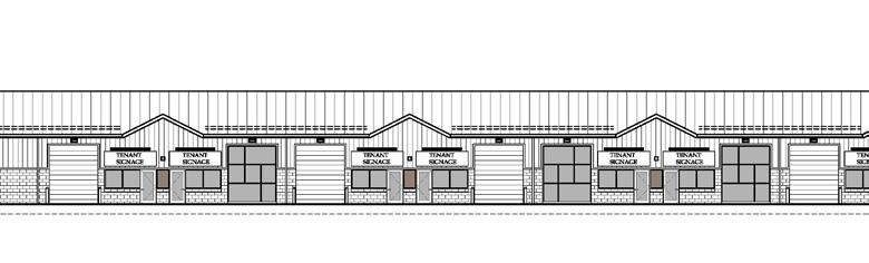 FOR LEASE BUILDING SITE PLAN 1 / 2 Building 1 / 2: 16,720 +/- SF Total Building 1 / 2: 1,667-16,720 +/- SF available: Flex space with grade level doors 5 grade level doors