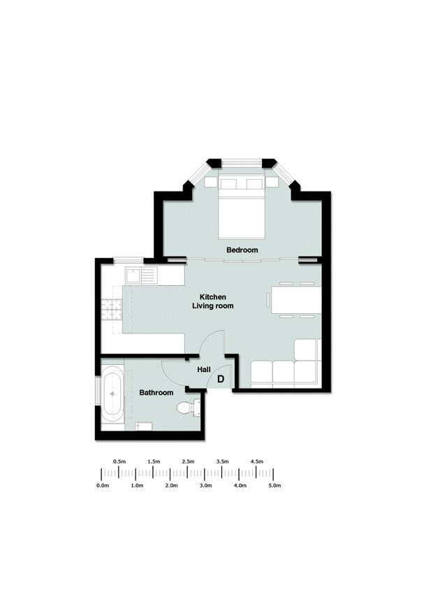First Floor Living Area Kitchen Area Sleeping Area Bathroom 2370mm 3640mm 4080mm 2640mm 4640mm 1640mm* 2470mm 2150mm Total GIFA 409 2ft 2 *(excluding bay) All room