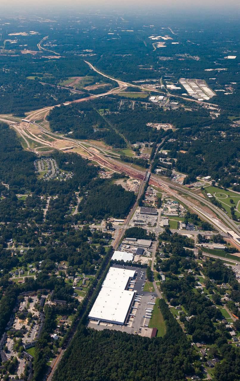 RESEARCH TRIANGLE PARK (6 miles) Largest Dedicated Scientific Research Park in U.S. 200 companies / 50,000 employees / 7,000 acres FREEWAY DOWNTOWN RALEIGH- INTERNATIONAL AIRPORT (12 miles) RALEIGH