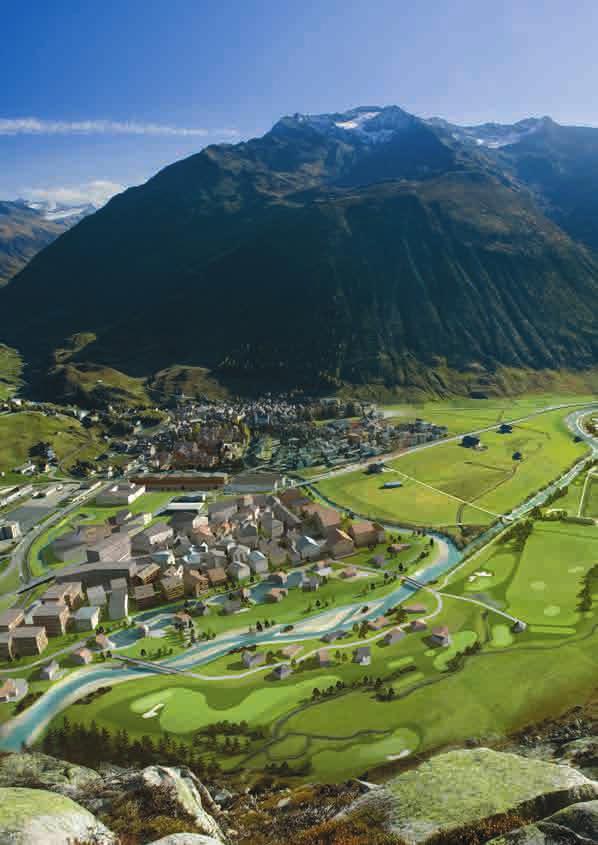 Andermatt Swiss Alps With Andermatt Swiss Alps, the traditional Swiss holiday village of Andermatt will become an attractive year-round destination.