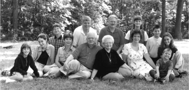 The Billie and Raymond Lee Family 1998 Front