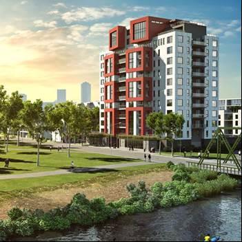 13 storey residential building Proposed CLT and