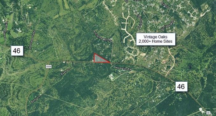 LAND FOR SALE Location: Highway 46, near New Braunfels. 1 mile east of 3009 and 7.