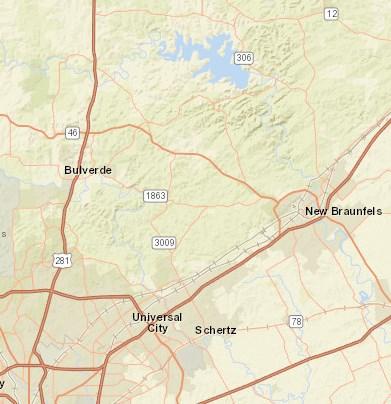 on Highway 46 Zoning: None/Outside city limits. Not in New Braunfels ETJ.