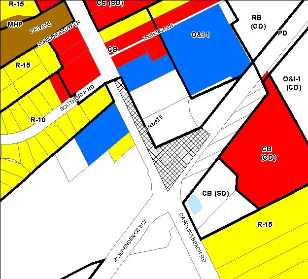 Attachment 2 Land Use & Zoning Map Z-3-815 3739 Carolina Beach Road Site Single Family Multi Family Mobile Home/Park