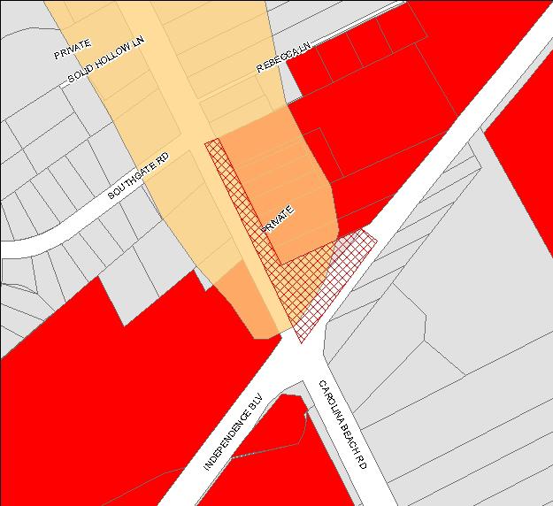 Attachment 4 Future Land Use Plan Map Z-3-815 3739 Carolina Beach Road Site