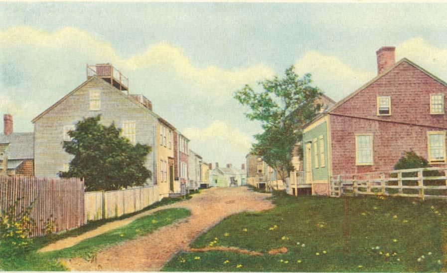 Postcard by Henry S. Wyer c. 1905 with 13 Vestal (left) and 16 Vestal 16 Vestal Street William C.