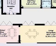 Room sizes are approximate and rounded: they are taken between internal wall surfaces and therefore include