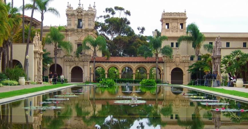Balboa Park is a 1,200-acre park located in the heart of San Diego.