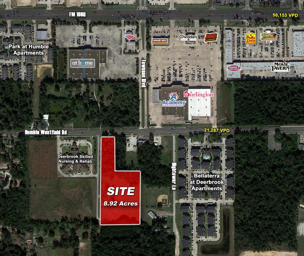 8.92 Acres For Sale Humble, Texas SIZE: 8.