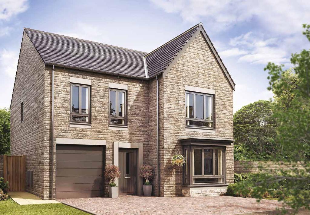 THE BEECHOOD 4 bedroom detached home Images include optional upgrades at additional cost. This image is from an imaginary viewpoint within an open space area.