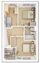 00m 11'8" 6'7" Plots: 5*, 6, 10*, 11, 12*, 13, 17, 20*, 21, 24*, 25, 27, 28*, 32 & 33* The floor plans depict a typical layout of this house type.