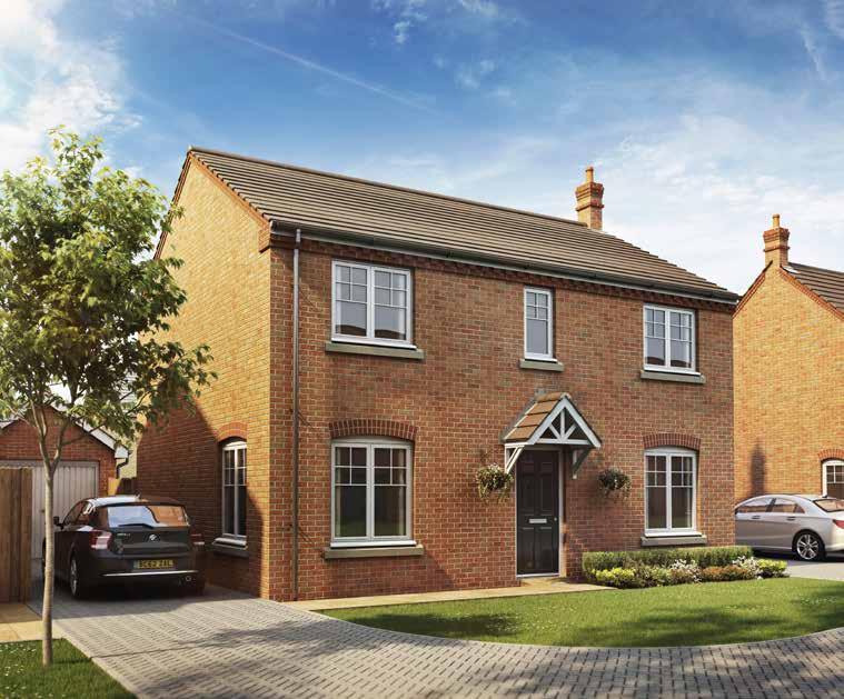 THE MAPLE COPPICE COLLECTION The Whitley 3/4 Bedroom home The three/four bedroom Whitley features a traditional double fronted design, with a spacious interior layout that makes it an ideal family