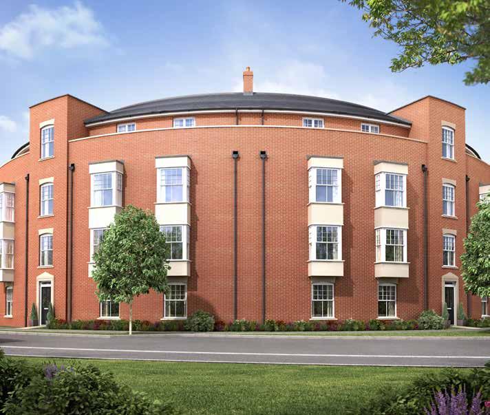 Use of space THE PARKLANDS (PHASE 4) COLLECTION Crescent Apartmemnts 2 Bedroom home The Crescent 2 bedroom Apartments form an attractive half-moon frontage, overlooking Lakeside Park in the middle of