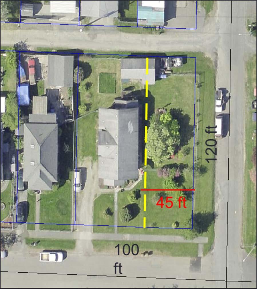 Single-family small lots changes Current small lot code: 4,500 sf + 45 ft width