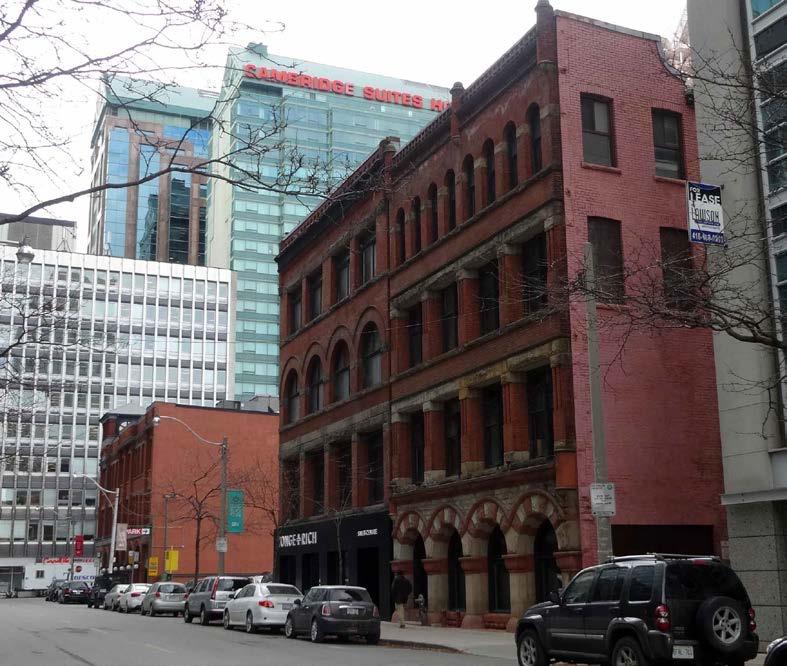 McLean Building (centre), and the context of